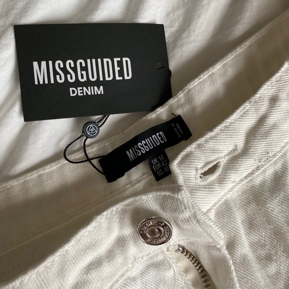 White Denim Pants - Picture 1 of 4